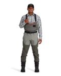 Simms Men's Freestone Stockingfoot Chest-High Fishing Waders - Durable, Breathable, Performance-Driven Waterproof Waders, Smoke (Medium Short 9-11 Foot)
