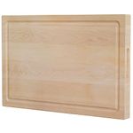 American Hard Maple Wood Cutting Board for Kitchen - FSC-Certified - Beeswax Conditioned and PFAS-Free, Large Size 16 inches by Ziruma