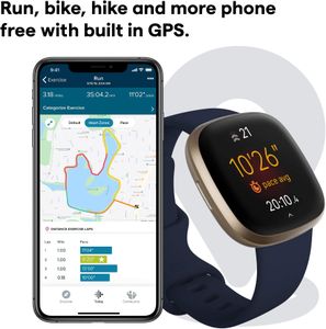 Fitbit Versa 3 Smartwatch – Midnight Blue Fitness Tracker