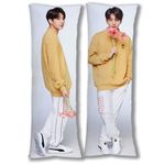 Qzobund Jungkook Hug Body Pillow Case Singger Pillowcase Cover for Fans 20"x59"(50x150cm)