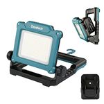 DAYATECH Cordless LED Work Light Compatible with Makita 18-20V Battery, Magnetic Base for Under Hood, 4000 LM 25 W Brightness Adjustable, Flicker Free, (Light Only/Charger Not Included)