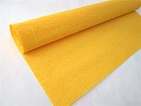 3A Featuretail Premium Crepe Paper Rolls - 8ft Length/20in Width (6pcs, Color - Bright Yellow) Yellow