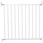 Safetots Single Panel Metal Stair Gate, 72cm - 78.5cm, White, Baby Safety Gate, Single Panel Swing Gate