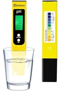 Wisebee Digital pH Meter, Water Quality Tester Pen with High Accuracy | Backlit LCD Display | Pocket-Size | 0-14 PH Measurement Range| UL Certified | Battery Powered for Drinking, Aquarium, Pool, Lab