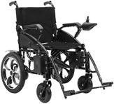 Alton Artemis All Terrain Heavy Duty Powerful Dual Motor Foldable Electric Wheelchair Motorized Power Wheelchairs Silla de Ruedas Electrica para Adultos. Supports up to 265 lbs - Weight 99 lbs (Black)