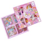 Careflection PVC School Girl Theme Kawaii Stickers -100 Sheets Cute Washi Stickers for Project, Japanese Style Girls Sticker Set, Stationery Item, Journals, Scrapbooking, DIY Arts and Crafts Pink