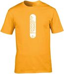 Hippowarehouse Jay Adams Skateboard quoteYou Didn't Quite Skateboarding Because You Got Old Unisex Short Sleeve t-Shirt (Specific Size Guide in Description) Gold