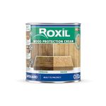 Roxil Wood Protection Cream - Instant Waterproofing Clear Treatment, Weatherproofs: Fences, Decking, Furniture, Sheds (1 litre)