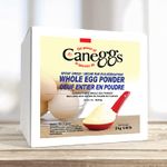 Caneggs Powdered Eggs (Whole Egg) | 100% Natural Grade-A Non-GMO Eggs | 2kg or 4.4 lb