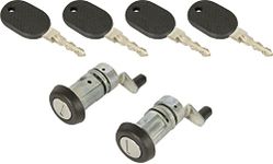 TarosTrade 60-0246-N-83739 Door Lock Cylinders Set Front With 4 Matching Keys