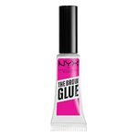 NYX Professional Makeup Brow Gel, The Brow Glue, Eye Brow Gel, Vegan Formula, Instant Brow Styler for Laminated Brow Look with 24 Hour Extreme Hold, Non-Sticky and Transparent, Clear