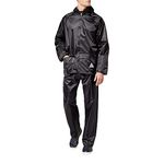 Result Mens Heavyweight Waterproof Rain Suit (Jacket & Trouser Suit) (M) (Black)