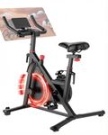DeerRun Exerciser Bike, Adjustable Magnetic Resistance Indoor Stationary Bike,Fitness Stationary Bike Cycling Bike with Remote Control, Exercise Equipment for Home 300lbs Weight Capacity