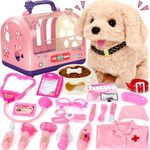 24 Pcs Dog Toys Doctor Kit for Kids