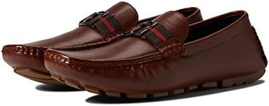 GUESS Men's Askers Loafer, Cognac, 