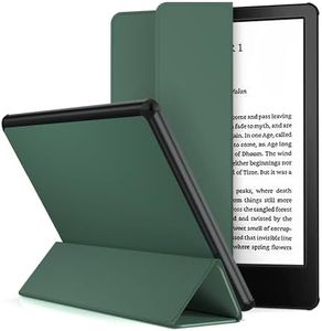 Arae Case for Kindle Paperwhite 11th Generation and Signature Edition 2021 Released, Ultra Slim Trifold PU Leather Smart Cover with Auto Sleep and Wake, Premium Protective Case, Green