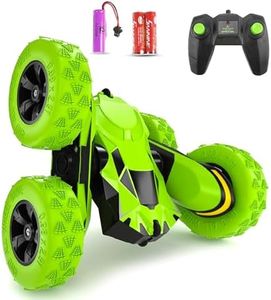 N2K2 ENTERPRISE Double Sided 360 Degree Rotating Stunt Car 4WD Remote Control Monster Truck High Speed Rock Crawler Cars Toy for Kids (Multicolor)