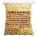 Wood Smith USA Premium Pine Bedding | Dust Free, Soft Shavings | All Natural | Chicken Coops | Animal Bedding | Small Animals | Odor Control (8 Quart)