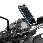 Shapeheart - Magnetic motorbike phone holder Pro with extensor | Anti vibration | Waterproof motorcycle handlebar phone mount | 360° orientation