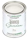biancoGarden Bianco Naturale (Natural White) Chalk Paint for Outdoor Use (1 Litre) – Recolour Your Garden & Conservatory without Sanding or Finishing