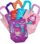 TERA 13 Return Gifts for Girls (Pack of 36 pcs) Mermaid Theme Carry Bag, Shopping Bag, Gifting Bag, Multipurpose Reusable Carry Bag, Birthday Gifting Bags