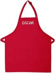 THE APRONPLACE Personalized Embroidered Add A Name Adult Apron - Add Your Own Name - 2 Adult Sizes For Men And Women - Great Gift for the Chef or Griller in your family
