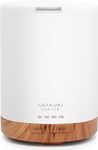 ASAKUKI 300ML Essential Oil Diffuser, Quiet 5-in-1 Premium Humidifier, Home Fragrance Aroma Diffuser with 7 LED Color Changing Light and Auto-Off Switch -Light Brown