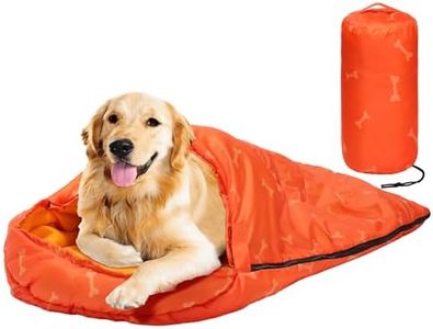 Lifeunion Dog Sleeping Bag with Storage Bag Waterproof Warm Packable Dog Bed for Travel Camping Hiking Backpacking