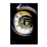 Trademark Fine Art Garage Clock by LightBoxJournal, 16x24 Canvas Wall Art