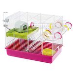 Ferplast CAGE Laura Hamster Cage, Wide Playing Areas, 18, 11x11, 61xH 14, 76-Inch White