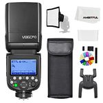 Godox V860III-C TTL 2.4G GN60 HSS Camera Flash with 10-Speed Adjustable Modeling Light, One-Key Switch TTL+2600 mA, Extremely Fast Recovery Lithium Battery Speedlite for Canon (Godox V860III-C)