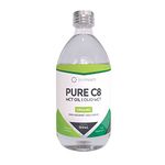 Pure Organic C8 MCT Oil Glass Bottle, Triple Steam Distilled, Premium 100% Coconut Zero Palm Oil, Perfect for Keto Diets, IF (Fasting) & Bulletproof Coffee, Non-GMO (500ml Glass Bottle)