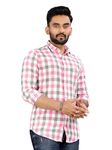 ELYYORK Shirt for Men || Men's Casual Shirt Gift for Men|| Shirt for Men|| Office Wear Shirt for Men|| Shirt Pink