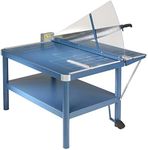 Dahle 585 Premium Guillotine Trimmer w/Stand, 43.25" Cut Length, 30 Sheet Capacity, Large Format, Self-Sharpening Blade, w/Safety Guard