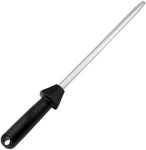 SHARPAL 119N varilla de diamante para afilar cuchillos, varilla de afilado, afilador de cuchillos profesional para cuchillos cocina (recubrimiento de diamante, 25 cm)