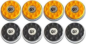 TORPSPORTS (Dia.58mm)2-1/4'' Shuffleboard Pucks, Matt surface Set of 8 Orange/Black