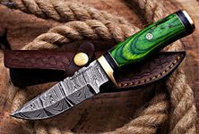 8 Beautiful Damascus Knife Made of 