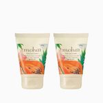 moha: Foot Cream For Rough, Dry and Cracked Heel, Feet Cream For Heel Repair With Benefits Of AleoVera, Papaya & Peppermint Each 100 gram (Pack of 2)