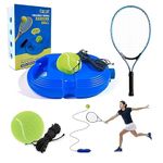 Kidology Tennis Trainer Rebound – Portable Solo Training Kit for Self-Practice Ball & Racket Set, Ideal for Beginners, Tennis Rebounder Tool for Skill Improvement & Exercis