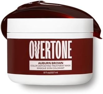 Overtone Semi Permanent Hair Color Conditioner, Auburn Brown, 8 oz, Nourishing, Damage-Free, Color Depositing Mask for All Hair Types with Shea Butter & Coconut Oil, Vegan & Cruelty-Free