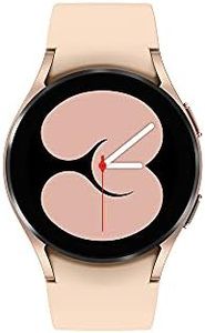 Samsung Galaxy Watch4 40mm Gold Aluminum - Google Wear OS, 1.19" Round Display, Digital Bezel, HR Monitor, VO2 Max, Fitness Tracking, Sleep Management (CAD Version & Warranty)