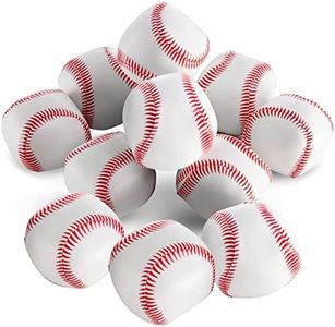 Mini Soft Foam Baseball Stress Balls - (pack Of 24 Bulk) - 2" Squeeze Stress Relief Toy Adults & Kids Sports Ball Toys Themed Baseball Goodie Bags Favors, Baseball Party Favors For Gifts & Decorations