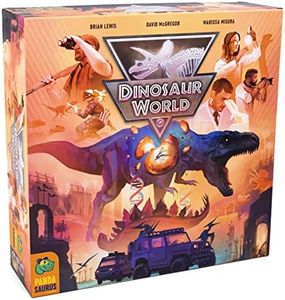 Pandasaurus Games Dinosaur World - Strategy Board Game - Game for Adults, Family-Friendly Board Games - 60 Mins, 2-4 Players, Ages 10+