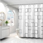 BERYART Waterproof Shower Curtains 