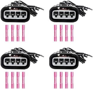 AUTO OCCASION 4 Pack Ignition Coil Connectors Wiring Harness Replacement for CHEVROLET PONTIAC TOYOTA 90919-02244 90080-19015 90919-02239