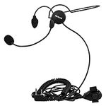 Retevis Earpiece 2 Pin Mic Finger PTT Headset/Headphone for Kenwood Retevis H-777/RT-5R BaoFeng 888s/UV5R 2 Way Radio (1 Pack)