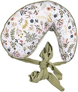 Boppy Anywhere Travel Nursing Pillow, Sage and Spice Floral, Plus Sized to Petite with Stretch Belt, Portable Nursing Pillow, Breastfeeding and Bottle-Feeding Support, Machine Washable