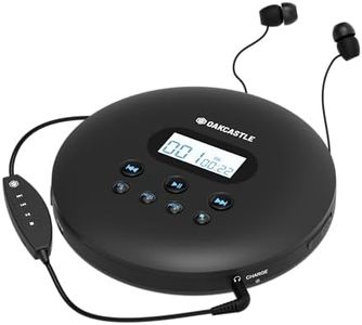 Majority Oakcastle CD100 Bluetooth Portable CD Player - Black