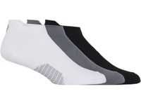 ASICS Unisex White/Sheet Rock/Black RUNNING SOCKS 3P - M (3013A915.021)