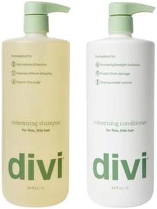 Divi Volumizing Shampoo & Conditioner for Women and Men - Lightweight Volume Shampoo & Conditioner for Fine Hair - Designed to Strengthen and Protect the Hair from Damage Jumbo Size